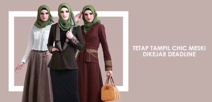 Tetap Tampil Chic Meski Dikejar Deadline